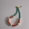 Turqoise Coral Ceramic Necklace
