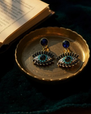 Vision Black Earrings