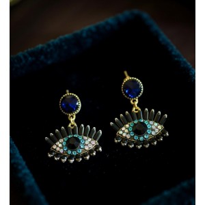 Vision Black Earrings