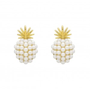 Pineapple Pearl Earrings