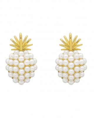 Pineapple Pearl Earrings