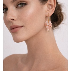 Pink Bunch Earrings