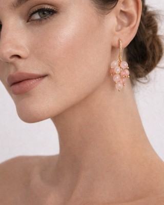 Pink Bunch Earrings
