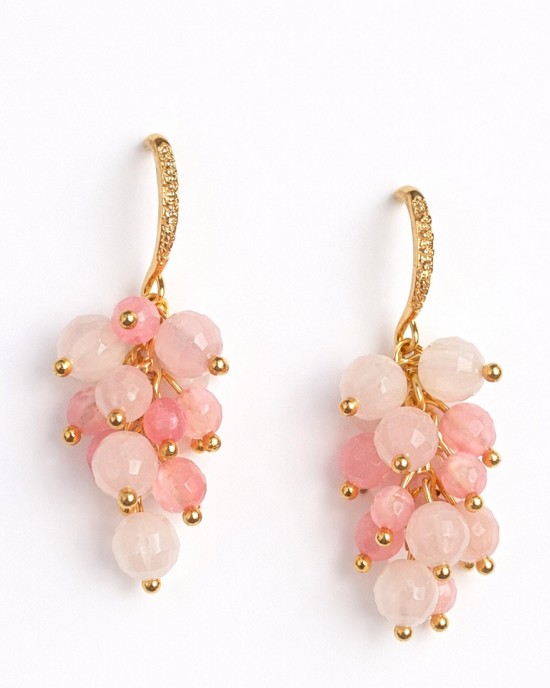 Pink Bunch Earrings
