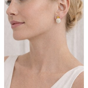 Pineapple Pearl Earrings