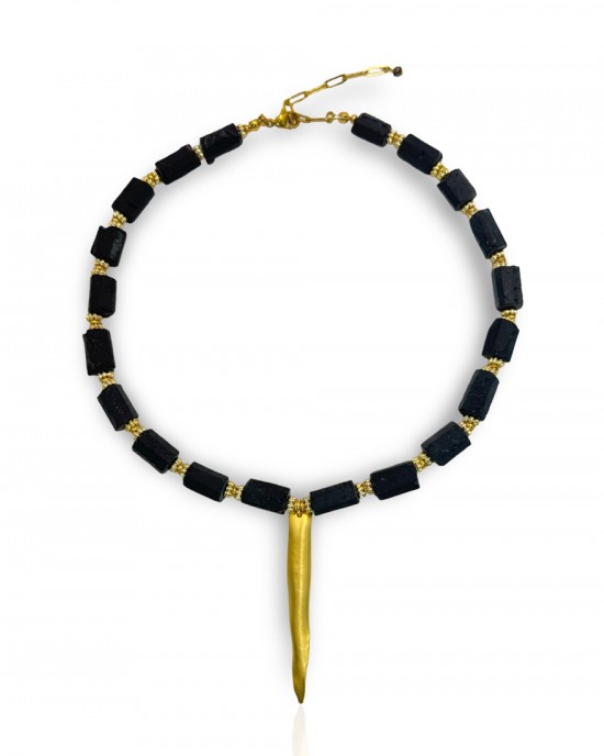 Black Tourmaline Necklace Black Tourmaline Necklace