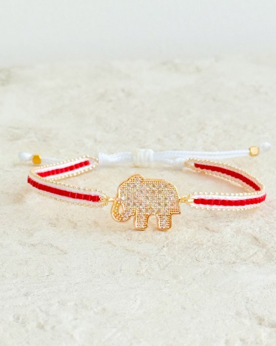 Elephant Red Bracelet Elephant Red Bracelet