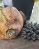 Gold Eye Chain Necklace Gold Eye Chain Necklace