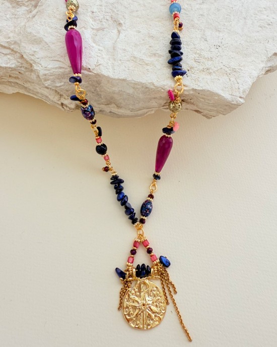 Long Pink Necklace Long Pink Necklace