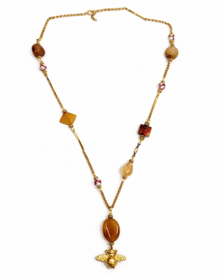 Bee Long Necklace