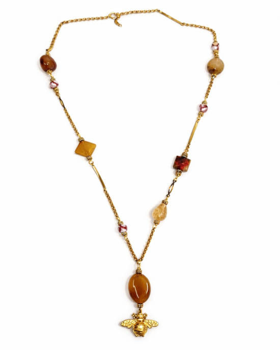 Bee Long Necklace