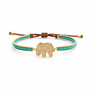 Elephant Turqoise Bracelet