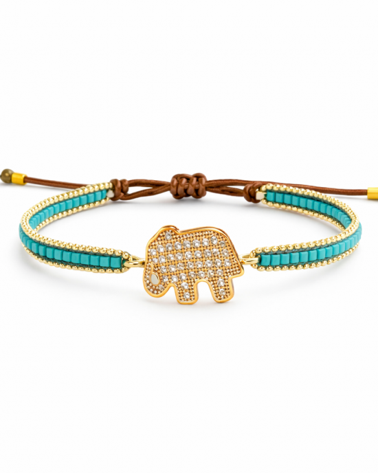 Elephant Turqoise Bracelet