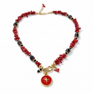 Coral Sirius Necklace