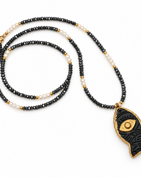 Black Fish Necklace
