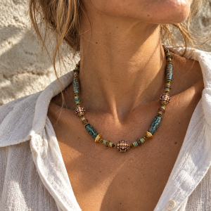 Indian Agath Necklace