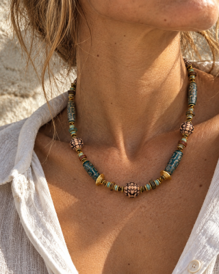 Indian Agath Necklace