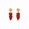 Coral Bunch Earrings