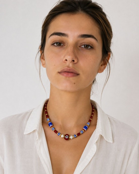 Red Summer Necklace