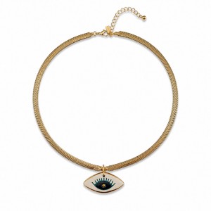 Ceramic Eye  Necklace