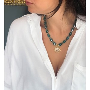 Crystal Eye Necklace