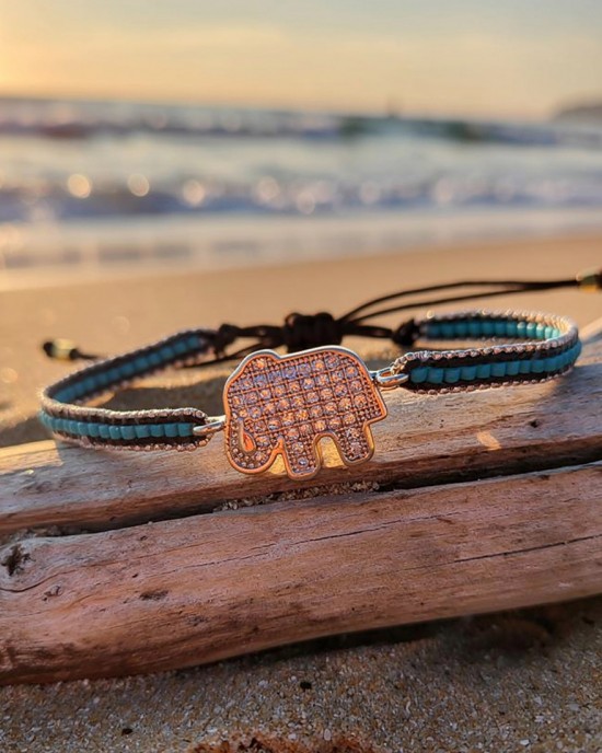 Elephant Turqoise Bracelet