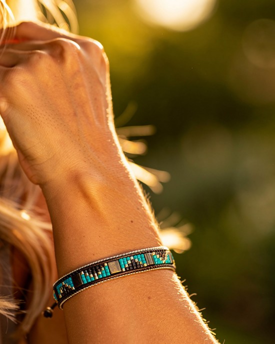 Paradise Brown Blue Bracelet