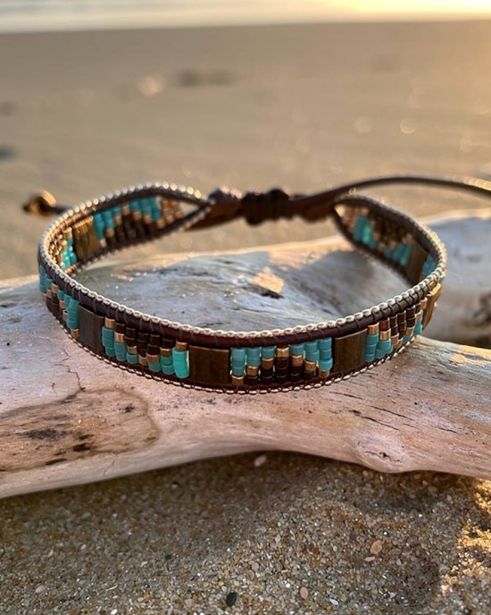 Paradise Brown Blue Bracelet