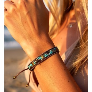 Paradise Brown Blue Bracelet
