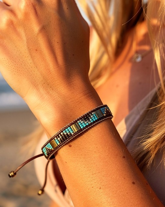 Paradise Brown Blue Bracelet
